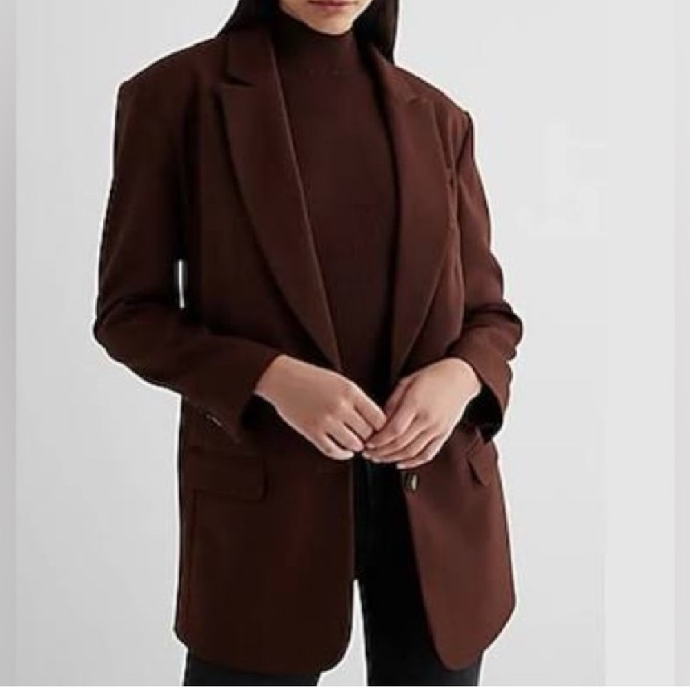 Express Chocolate Brown Women's Blazer